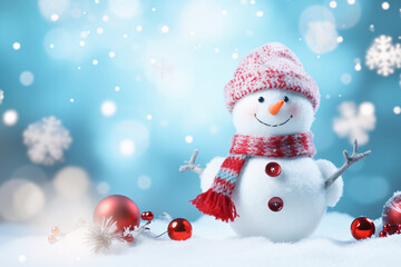 かわいい雪だるま