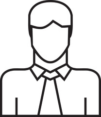 Businessman Line Icon
