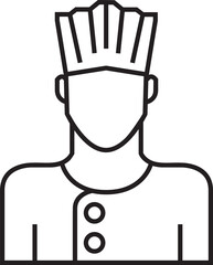 Chef Line Icon
