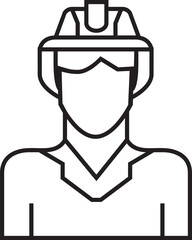 Engineer Line Icon
