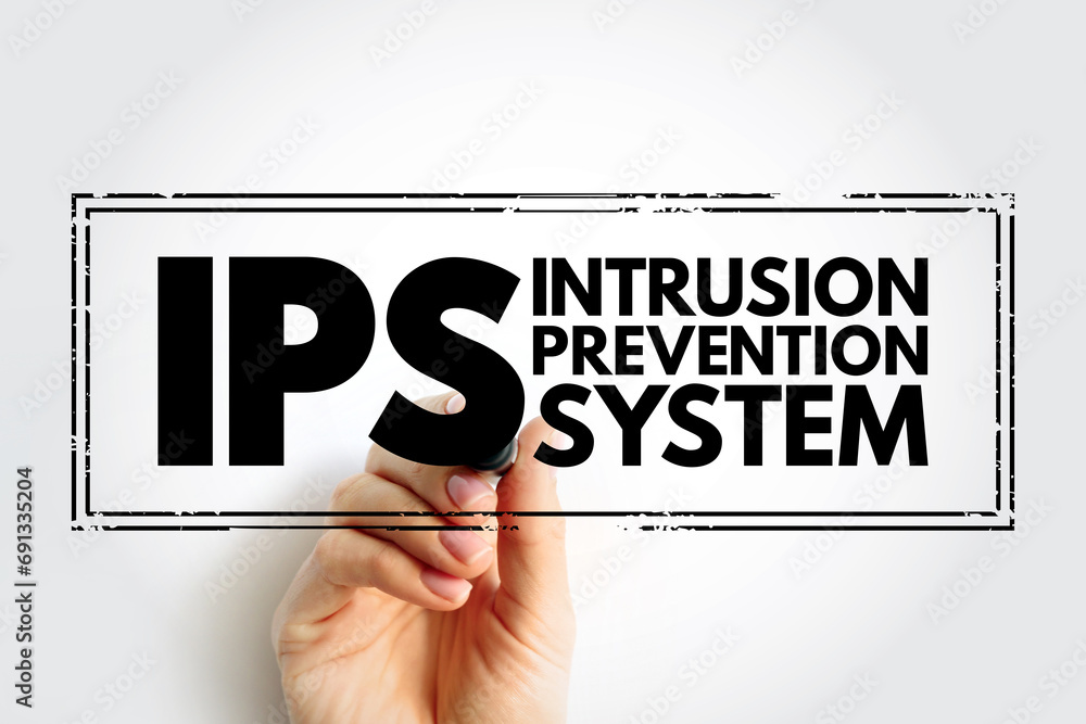 Poster ips - intrusion prevention system is a network security tool that continuously monitors a network fo
