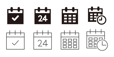 Icon set associated with the plan