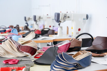 The place where the shoemaker works meticulously