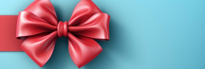 Banner Gift Box Tied Ribbon Bow, Banner Image For Website, Background, Desktop Wallpaper