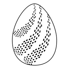 Egg Texture Line art, Illustration