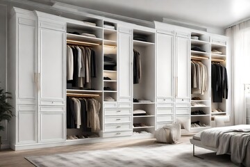 white color wardrobe