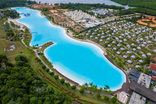 Aerial View of Treasure Bay Bintan, South-East Asia&rsquo; First Crystal Lagoons
