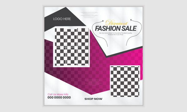 fashion social media post design