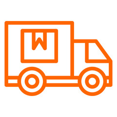 Vector Design Cargo Truck Icon Style