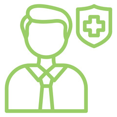 Vector Design Health Inspector Icon Style