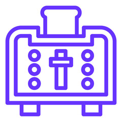 Vector Design Toaster Icon Style