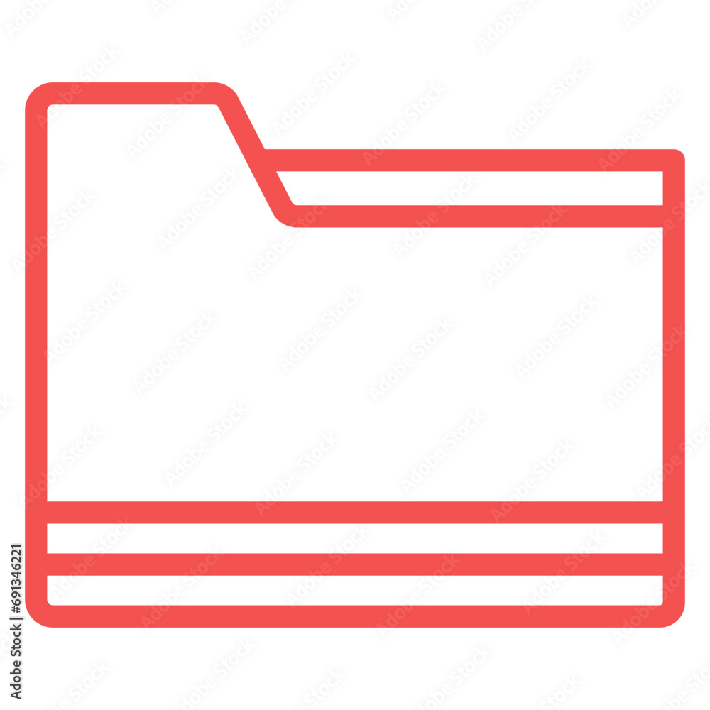 Poster vector design folder icon style