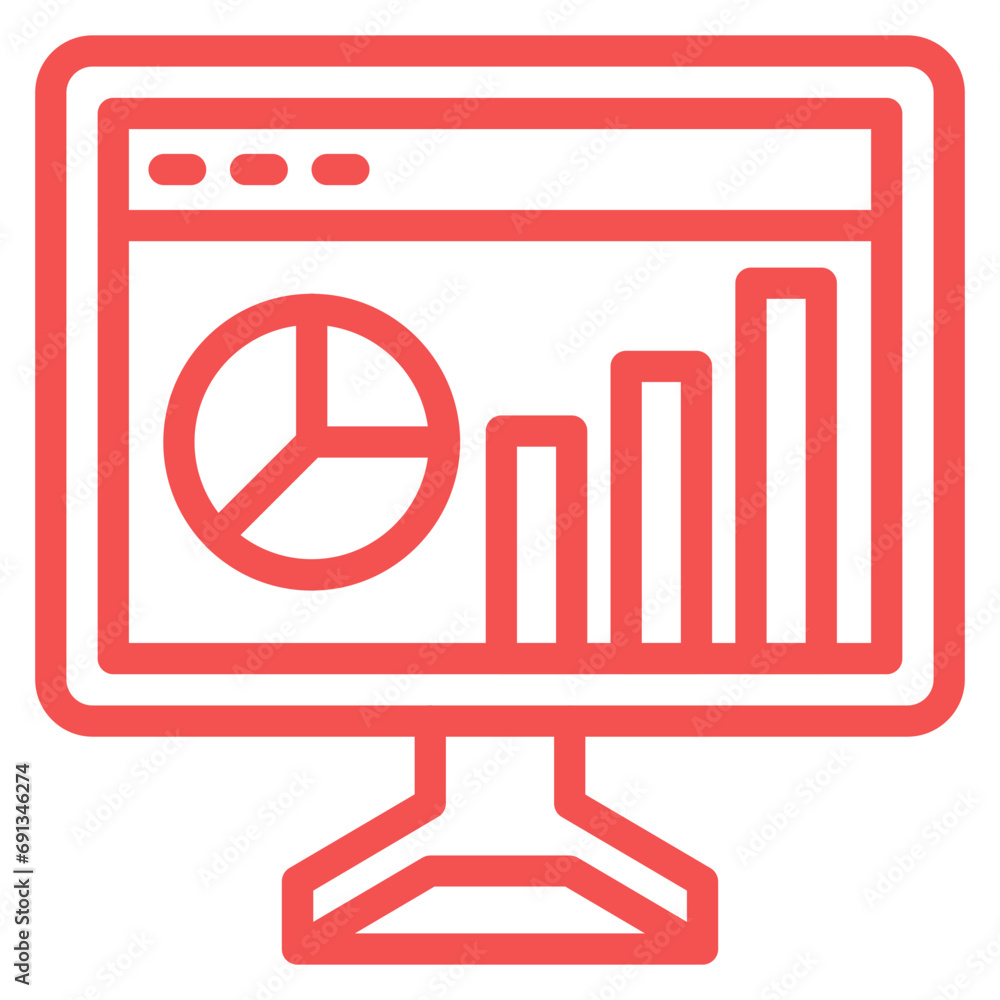 Poster vector design website dashboard icon style