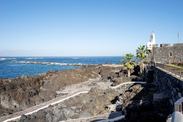 Fototapeta na wymiar Natural volcanic pools. Garachico. Tenerife. Canary islands. Spain