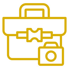 Vector Design Camera Bag Icon Style