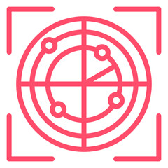 Vector Design Scanning Location Icon Style