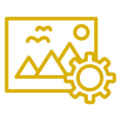 Vector Design Image Correction Icon Style