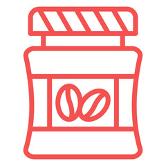 Vector Design Coffee Jar Icon Style