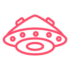 Vector Design UFO Icon Style