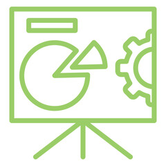 Vector Design Engineering Presentaion Icon Style