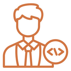 Vector Design Programmer Icon Style