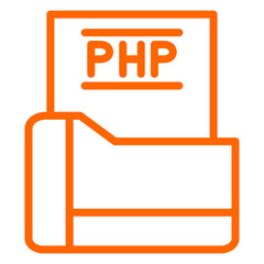 Vector Design Php File Icon Style