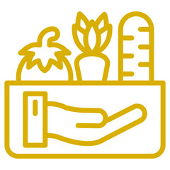 Vector Design Food Donation Icon Style