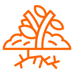 Vector Design Seedling Icon Style