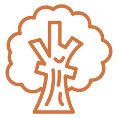 Vector Design Dry Tree Icon Style