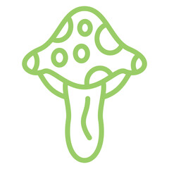Vector Design Mushroom Icon Style