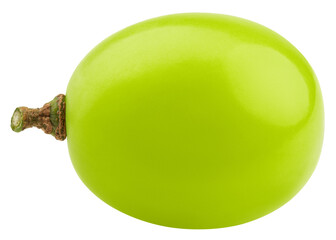 green Grape, isolated on white background, full depth of field