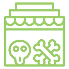 Vector Design Dead Stock Icon Style
