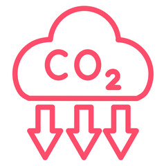 Vector Design Co2 Extraction Icon Style