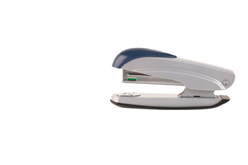 Stapler, gray stationery stapler on a transparent background. PNG.