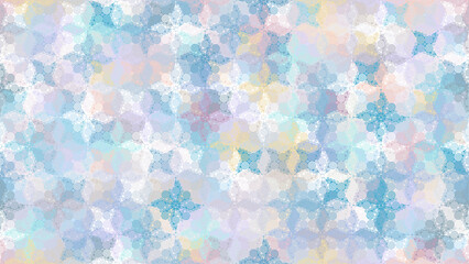 
Winter texture from snowflakes. Wrapping paper. Seamless pattern.
