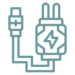 Vector Design Charger Icon Style