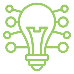 Vector Design Mind Mapping Icon Style