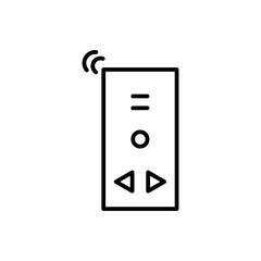 remote control line icon