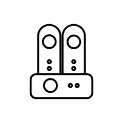 sound system line icon