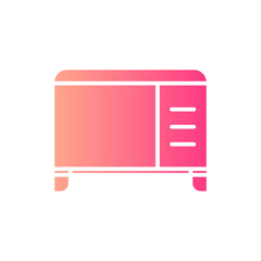 microwave gradient icon
