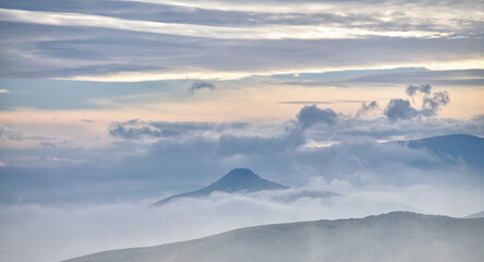Mountains Dance with Clouds