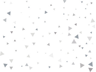 Paper Silver Triangular Confetti