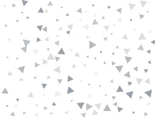 Paper Silver Triangular Confetti
