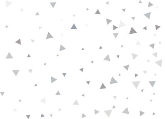 Paper Silver Triangular Confetti