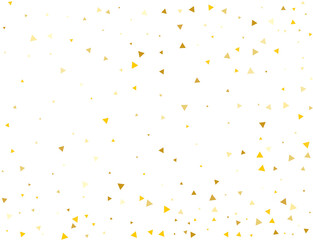 Birthday Golden Triangle Confetti