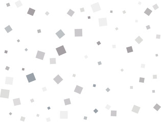 Silver Square Confetti