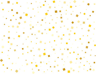 Stylish Golden Square Confetti