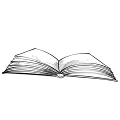 book handdrawn illustration