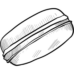 sandwich candy handdrawn illustration