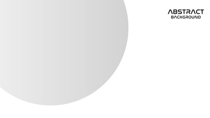 White abstract background with geometric shapes. Modern circle lines pattern. Minimal geometric design. Futuristic technology concept. Suit for poster, banner, brochure, cover, presentation, website, 